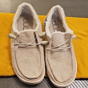 Hey Dude Light Tan Slip-On Shoes